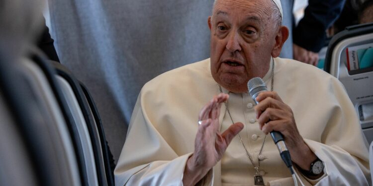 Pope Francis responds to critics of comments he made in Belgium about women