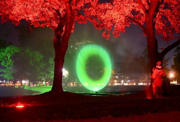 Last year's edition of the Biela Noc (White Night) event in Košice.