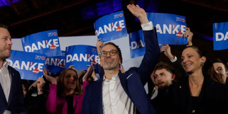 Austria far-right secures 1st nat'l election win since World War II