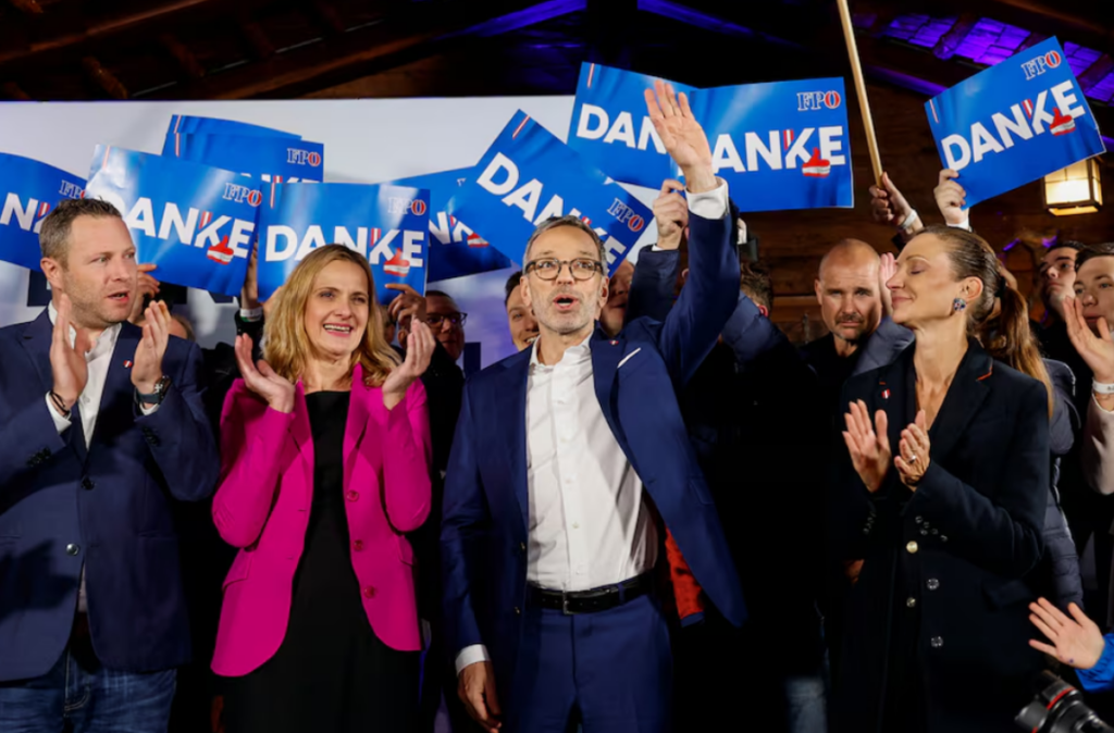 Austria’s far-right Freedom Party wins general election as European allies celebrate