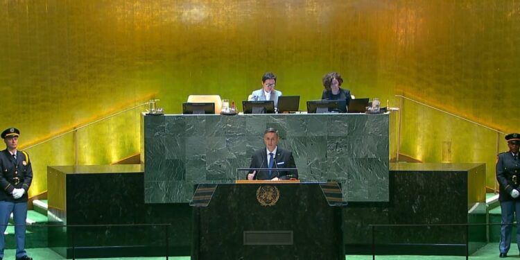 Bećirović at UN General Assembly calls for global solidarity and warns of threats to BiH