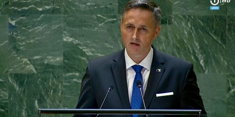 Becirovic at the UN: Serbia is again threatening the Sovereignty and Territorial Integrity of BiH