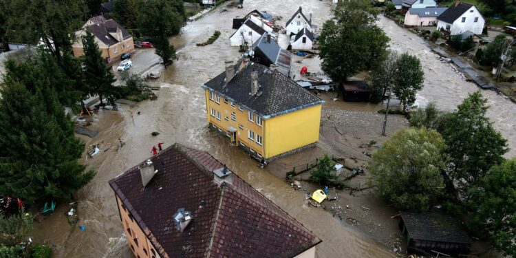 Climate change made Central Europe’s deadly flooding twice as likely, scientists say