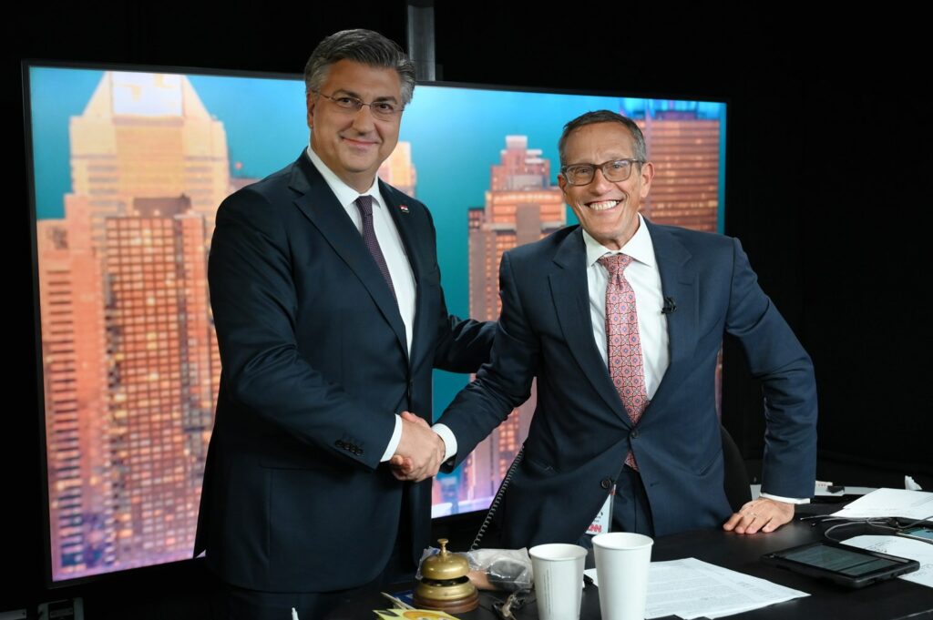 Croatian PM Andrej Plenković Sits Down For CNN Interview