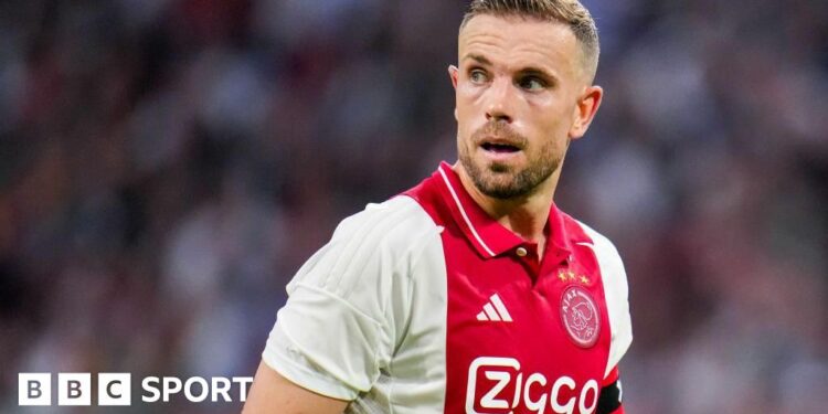 Jordan Henderson of AFC Ajax