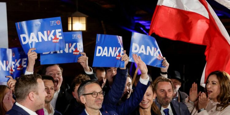 European right-wing parties revel in election victory of Austria's far right