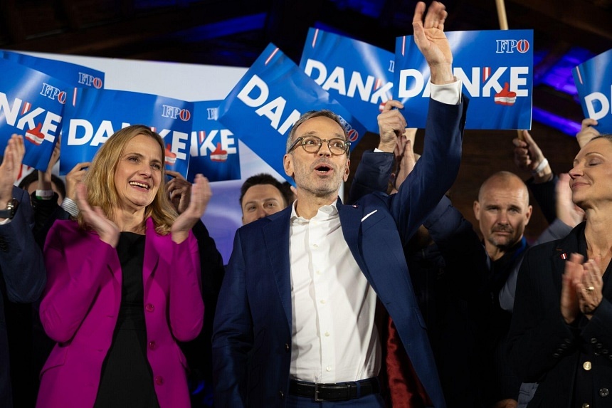 Far right wins Austrian election, boosting European right-wing surge