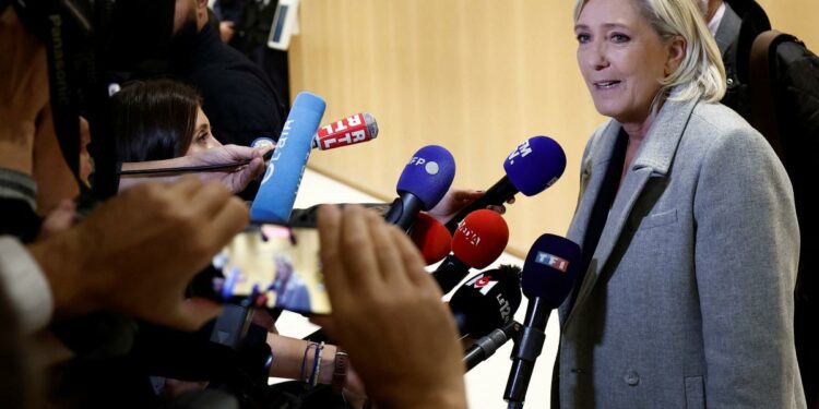 France’s Marine Le Pen goes on trial over EU embezzlement charges