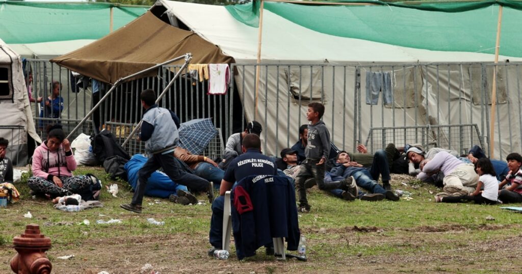 Hungary denies refugee camp near border