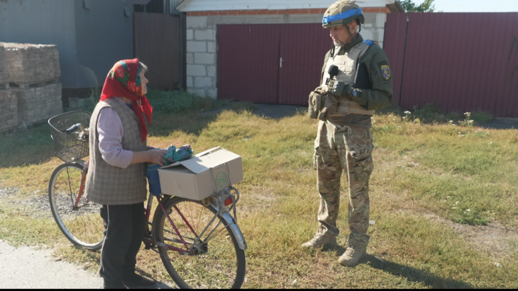 On the ground in Russian territory held by Ukrainian forces