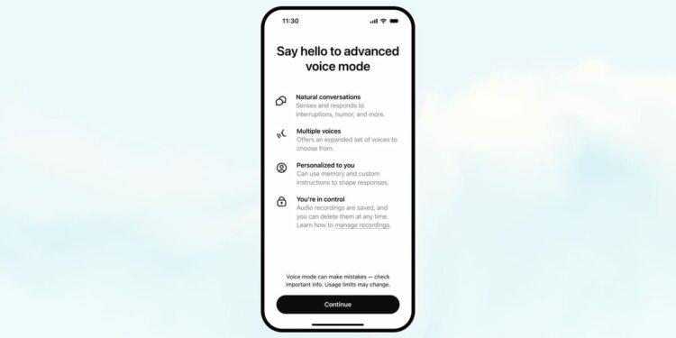 OpenAI’s Advanced Voice Mode launches globally, excluding EU