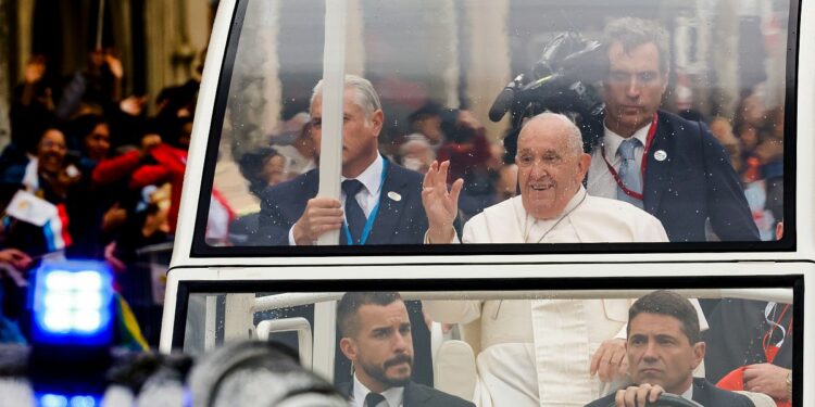 Pope Francis begins tour through heart of Europe to promote peace and boost his dwindling flock