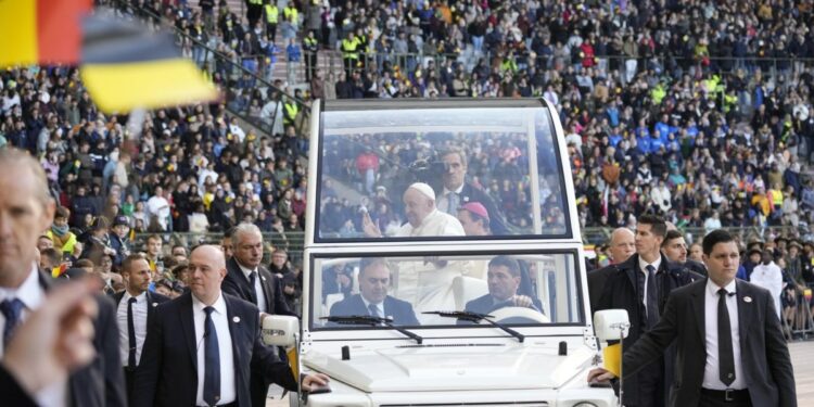 Pope wraps troubled visit to Belgium by praising courage of victims, demanding abusers be judged