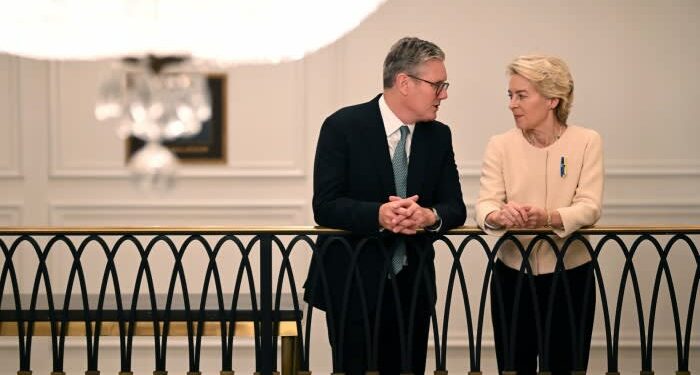 Starmer and von der Leyen to hold talks on resetting UK-EU relations