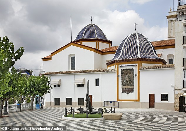 The Church of San Jaime and Santa Ana sits right at the top of Benidorm's old town, on the Canfali Hill