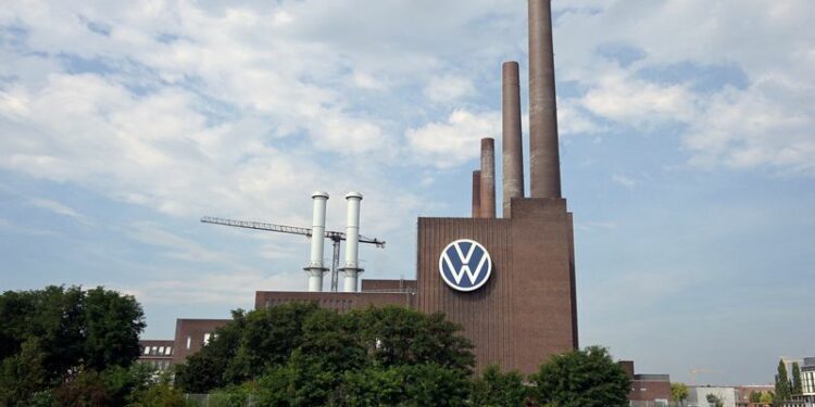 FILE PHOTO: A general view of the Volkswagen plant in Wolfsburg