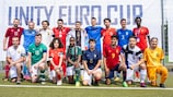 The tournament brings together male and female refugees and local players from participating European nations