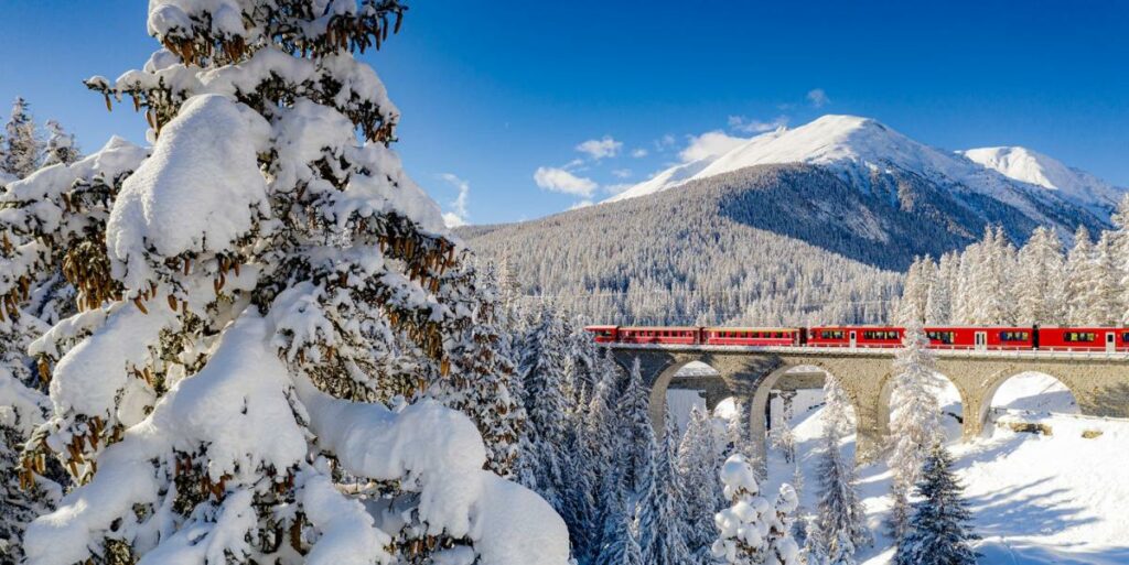 The most spectacular winter train journeys in Europe