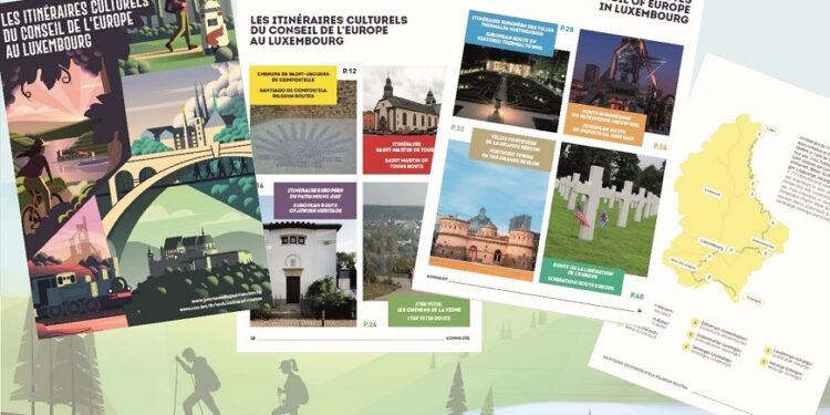 European Heritage Days 2024: New brochure on the Cultural Routes of the Council of Europe in Luxembourg