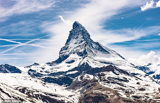 The relevant section of border runs beneath the Matterhorn, one of Europe¿s highest mountains (pictured)