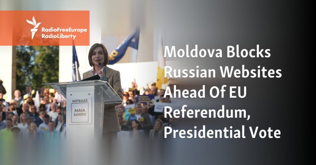 Moldova Blocks Russian Websites Ahead Of EU Referendum, Presidential Vote