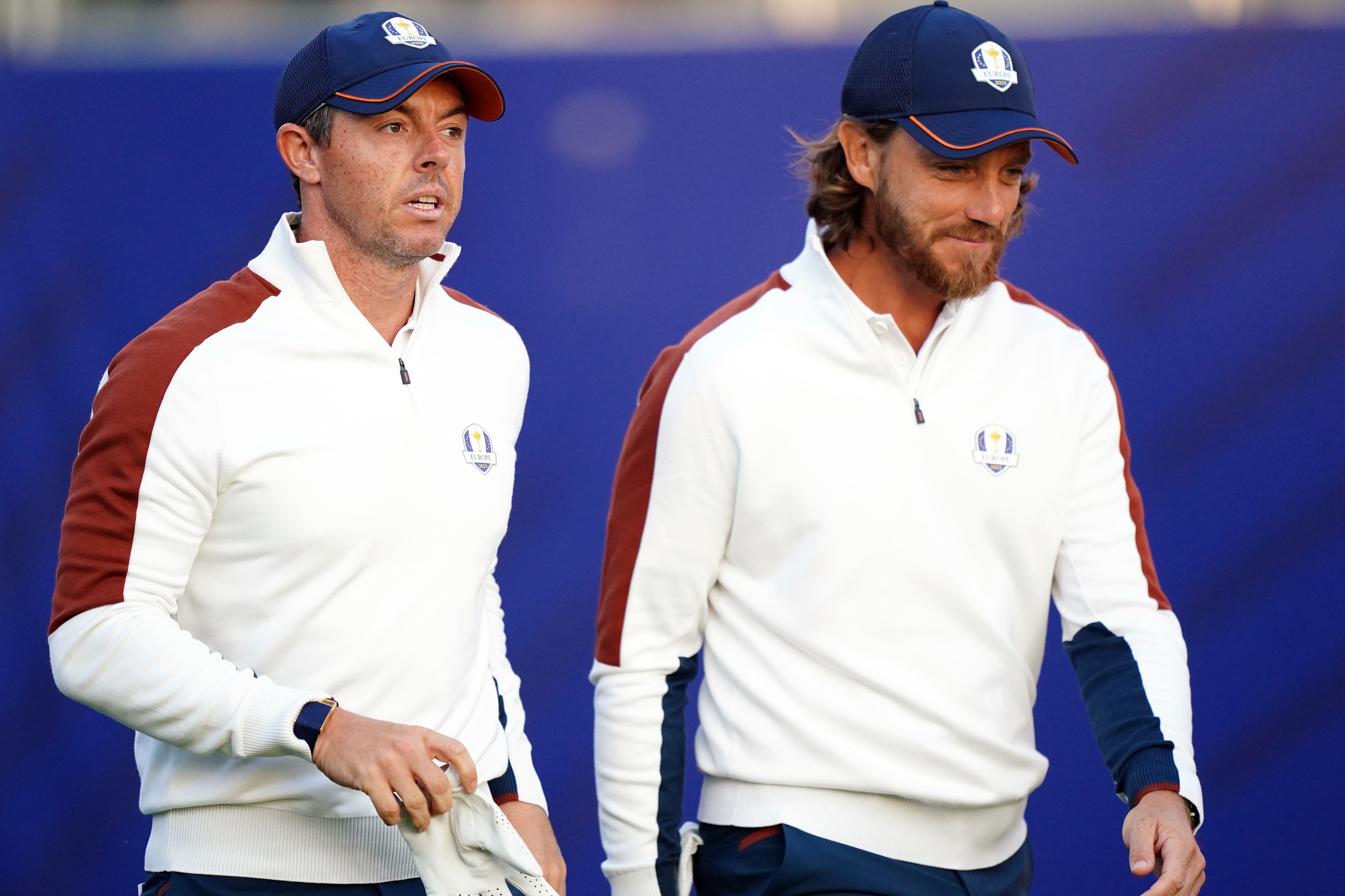 Tommy Fleetwood and Rory McIlroy could reform their successful Ryder Cup pairing at Bethpage Black