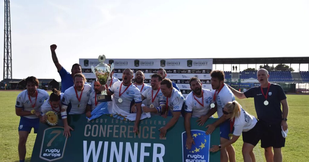 San Marino take the Conference 2 trophy in Bar