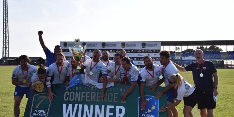 San Marino take the Conference 2 trophy in Bar