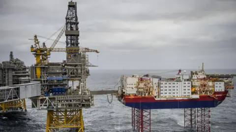 Getty Images A Norwegian oil rig