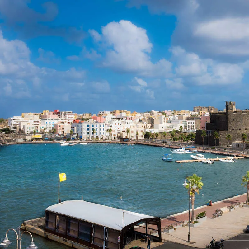 Panoramic View Of Pantelleria Town, Italy
