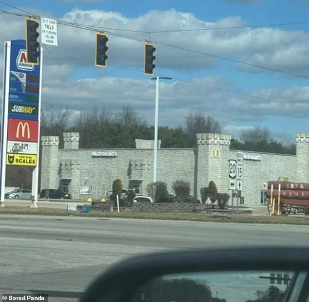 The McCastle! This popular fast food joint wowed both Americans and Europeans alike with a regal structure in Indiana