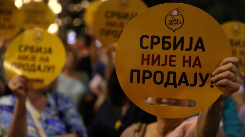 Thousands across Serbia protest lithium mine restart – Euractiv