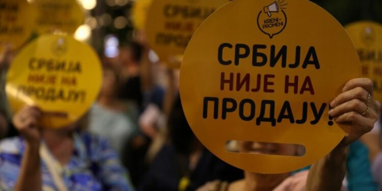 Thousands across Serbia protest lithium mine restart – Euractiv