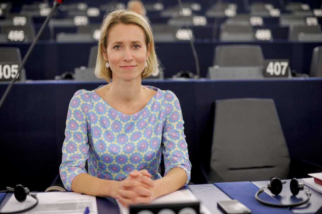 Kaja Kallas as a member of the European Parliament in 2015. Photo by the European Parliament.