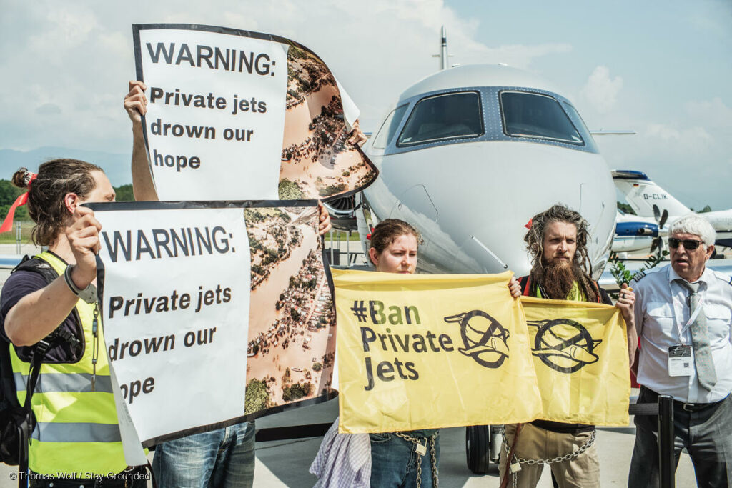 Spike in private jet flights to European holiday destinations