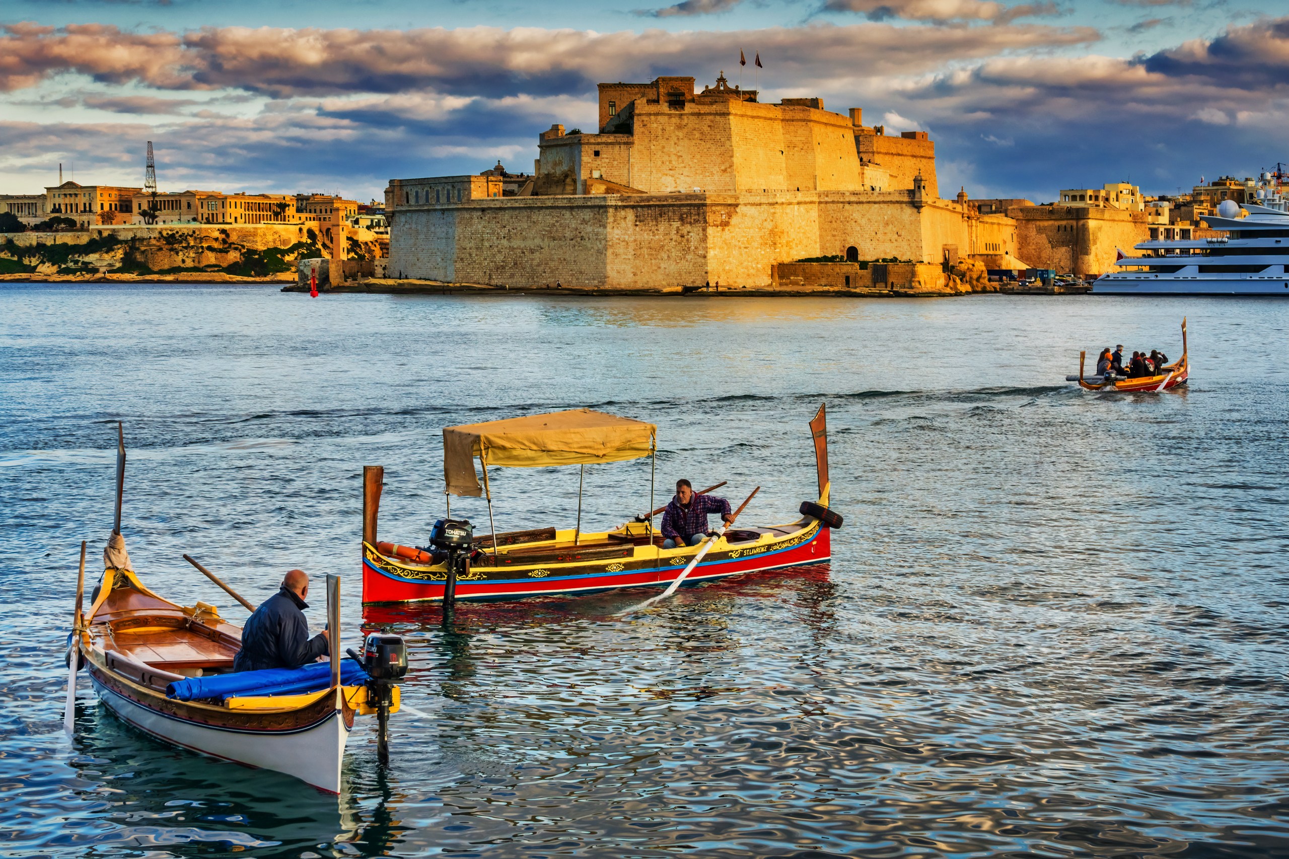 The Grand Harbour in Valletta