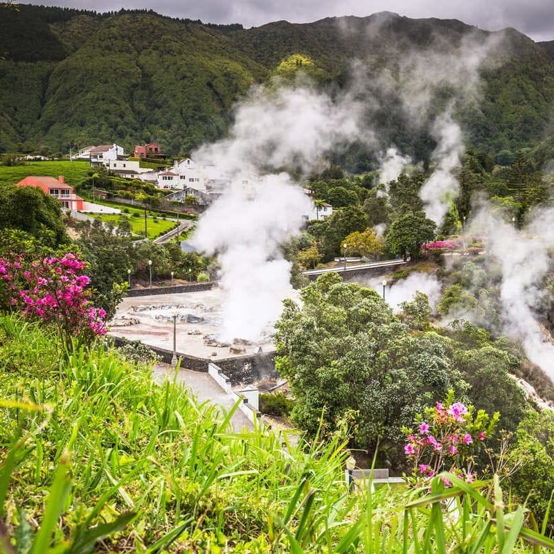 Furnas Hot Spring In Sao Miguel Island, Portugal