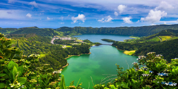 Sete Cidades In Sao Miguel, Azores Islands, Portugal