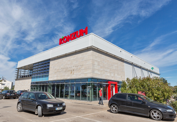 Supermarket Konzum is a leading online store in Croatia