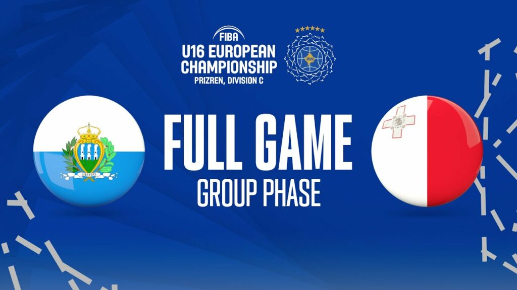 San Marino v Malta | Full Basketball Game | FIBA U16 European Championship 2022 - FIBA U16 European Championship 2022, Division C