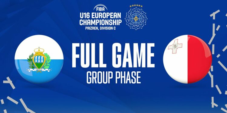 San Marino v Malta | Full Basketball Game | FIBA U16 European Championship 2022 - FIBA U16 European Championship 2022, Division C