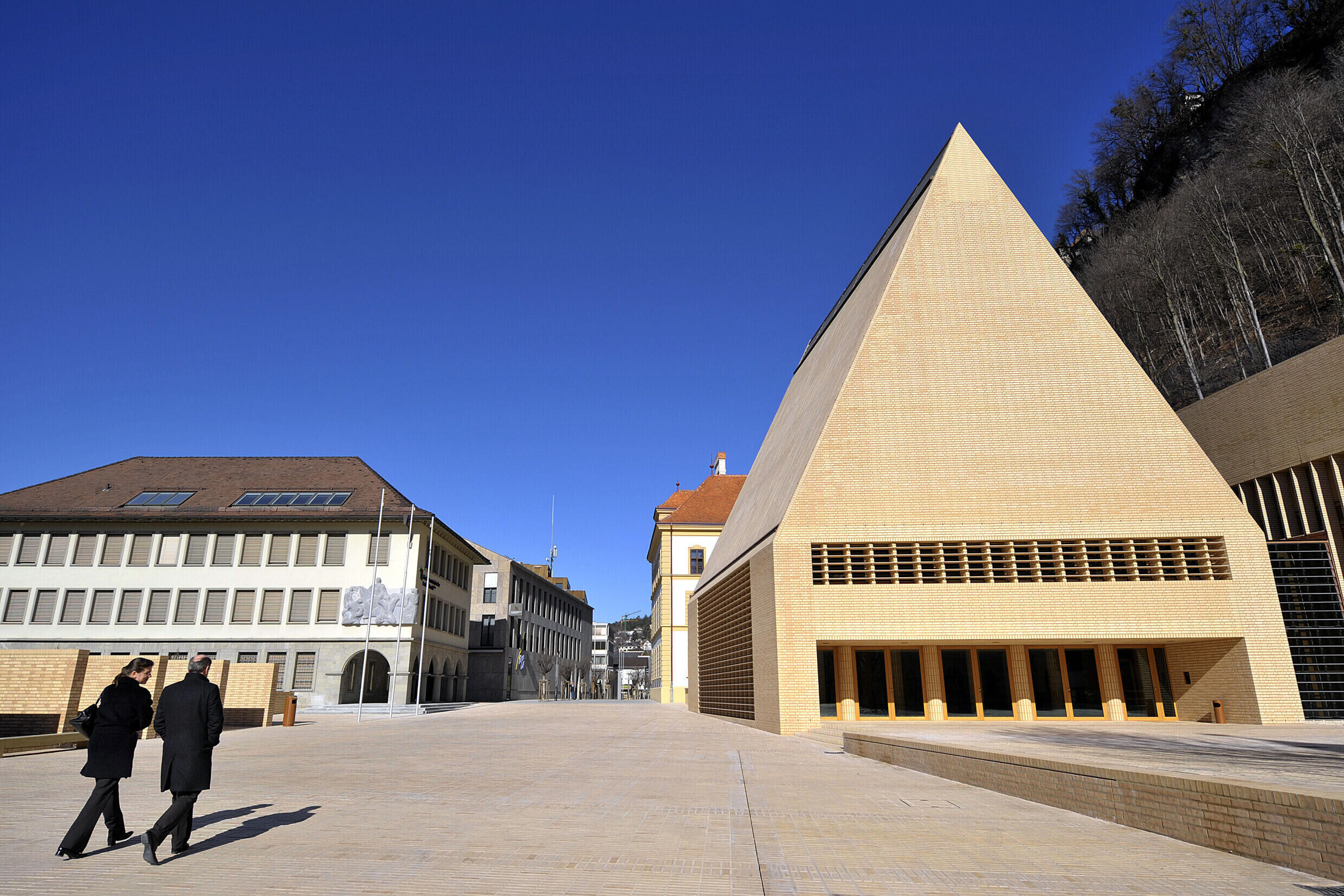 The national parliament building in Liechtenstein's capital Vaduz, where lawmakers represent the country's 39,000 inhabitants