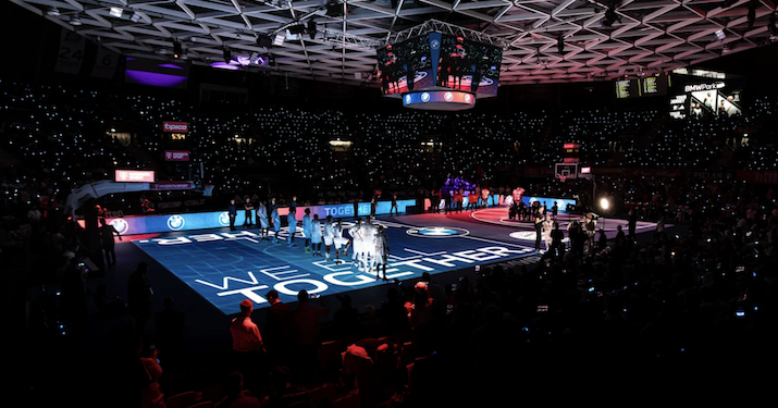 BMW Park installs world’s largest permanent full-LED video sports floor