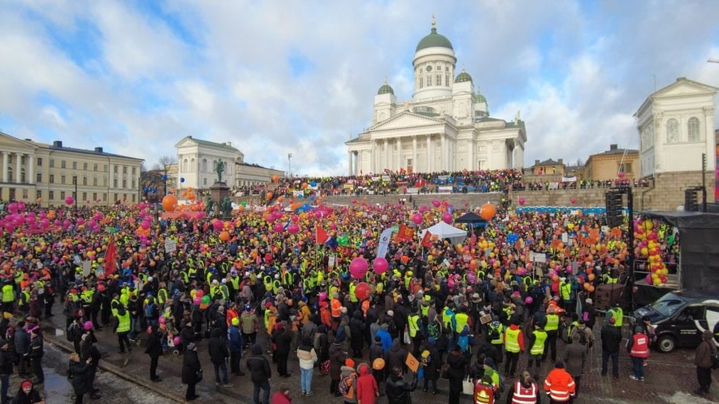 Strike wave in Finland—a legacy of trust in transition?