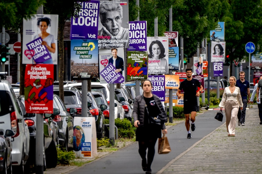 EU election posters Germany