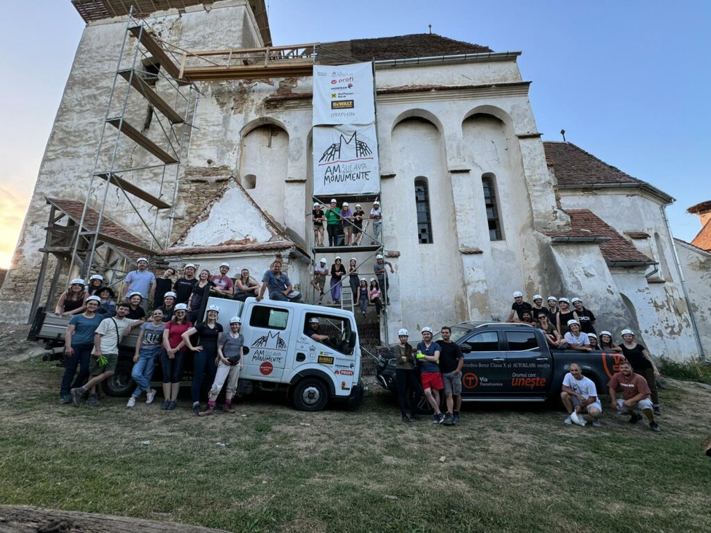 Group of European young professionals have hands-on cultural heritage experience at Residency in Romania