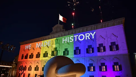 Imago/Alamy Malta has ranked first on the ILGA-Europe Rainbow Index for eight years (Credit: Imago/Alamy)