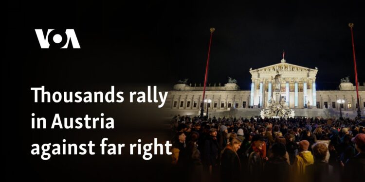 Thousands rally in Austria against far right 