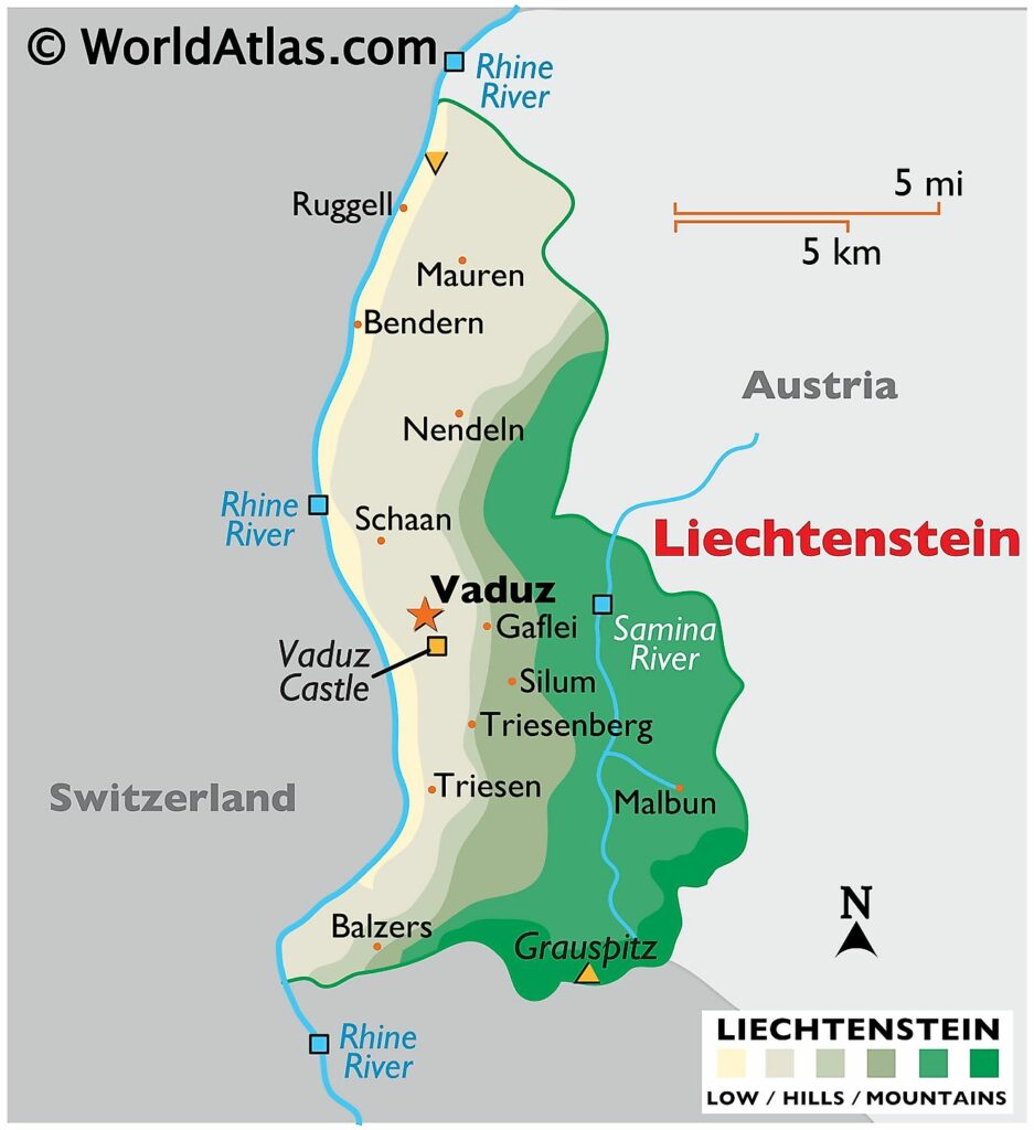 Liechtenstein Maps & Facts - World Atlas