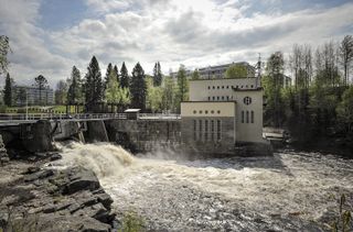 An image of a hydro electric power plant